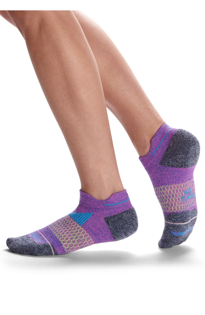 Bombas Merino Wool Blend Tab Running Socks, Main, color, 