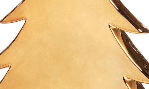 Zodax Teton Metallic Ceramic Tree Sculpture In Gold