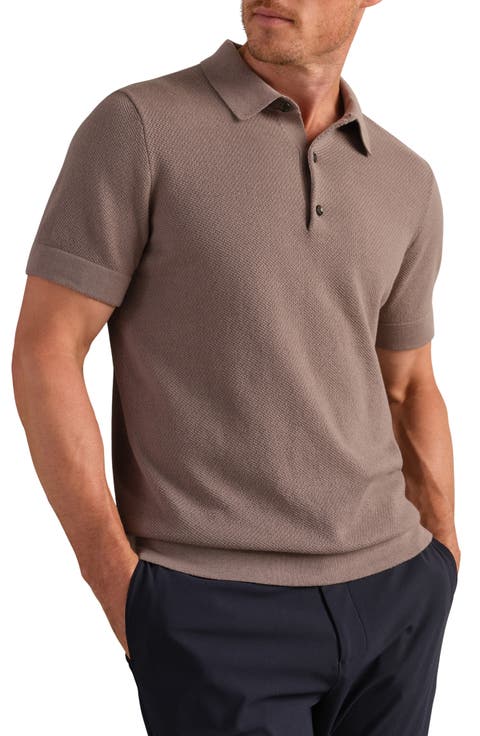 Resolve Piqué Polo Sweater