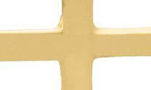 Mignonette 14k Gold Cross Pendant Necklace