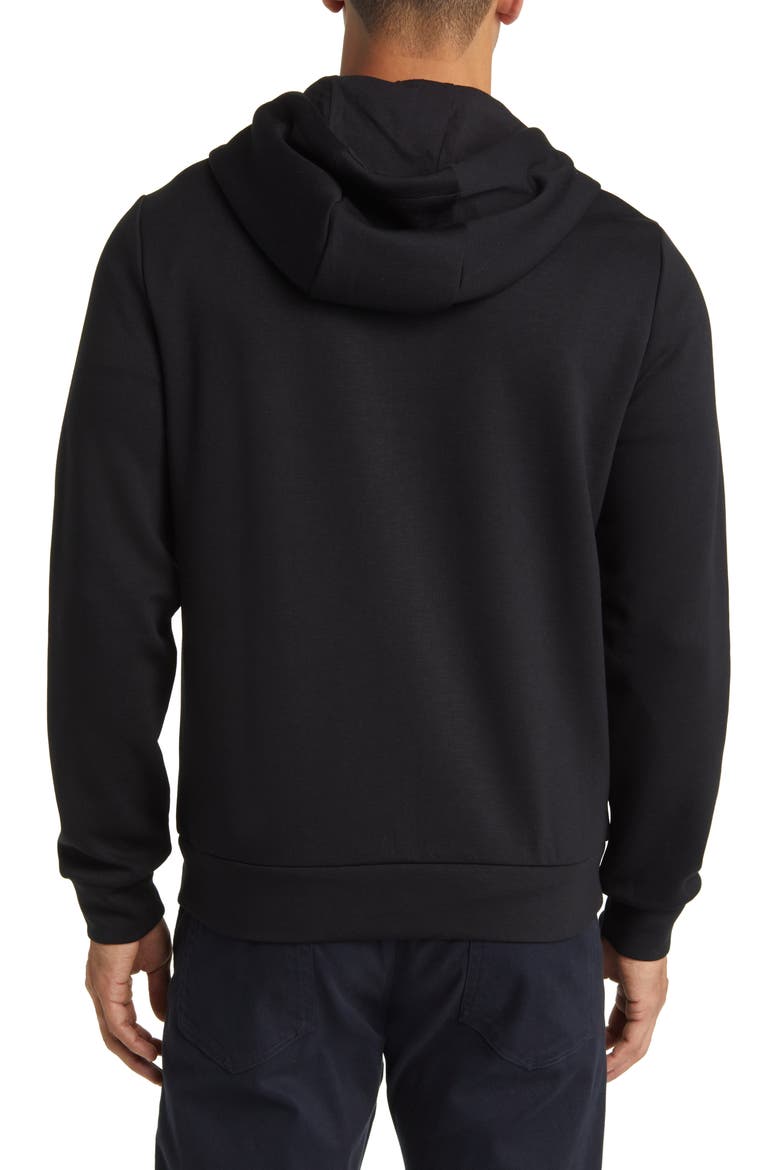 Brixton Zip Hoodie, Alternate, color, BLACK
