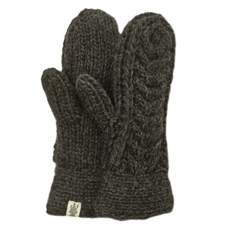 Hand Knit Soho Mittens
