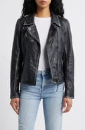 MAURITIUS Christy Leather Moto Jacket