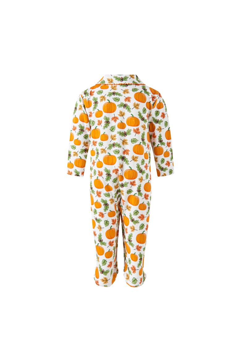 Pumpkin Footie, Alternate, color, Orange