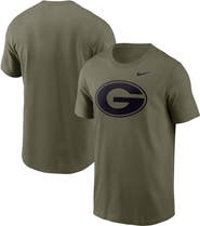 Nike Men's Nike Olive Georgia Bulldogs Primetime Logo Performance T-Shirt