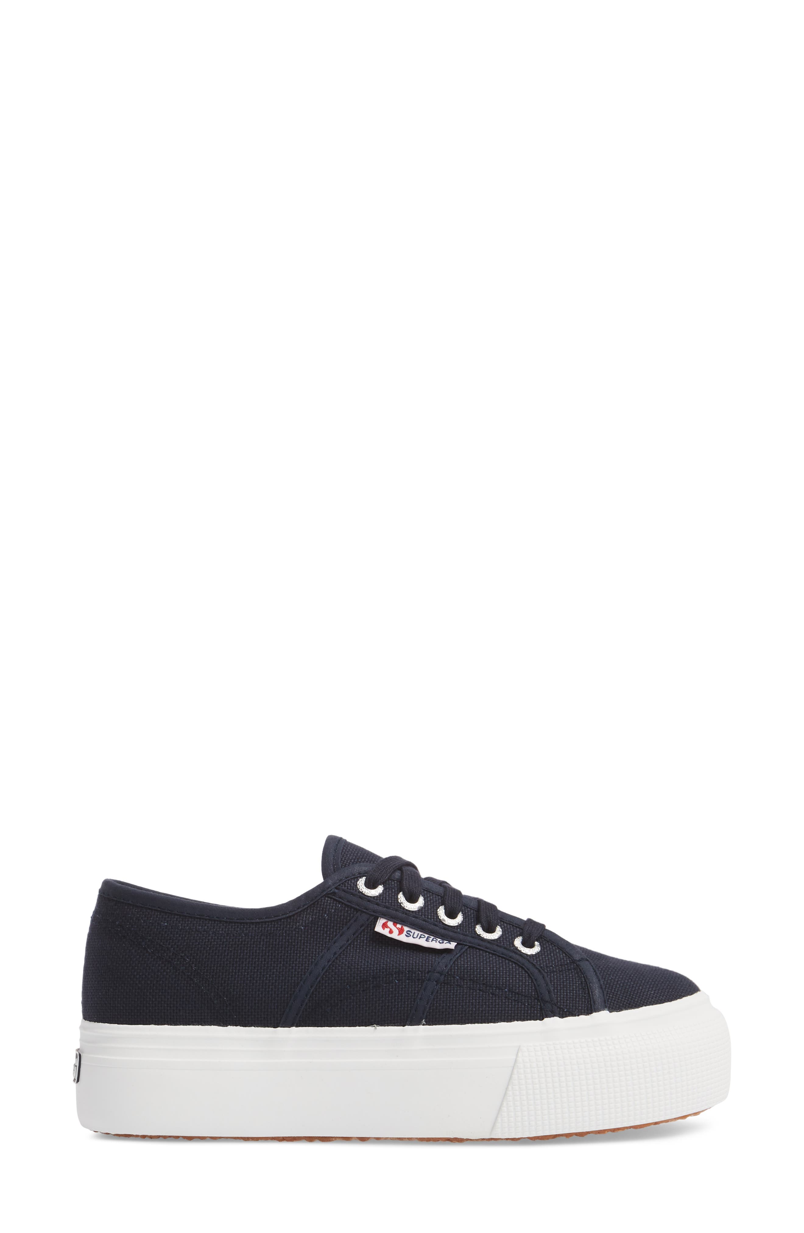 Acot Linea Platform Sneaker, Alternate, color, NAVY