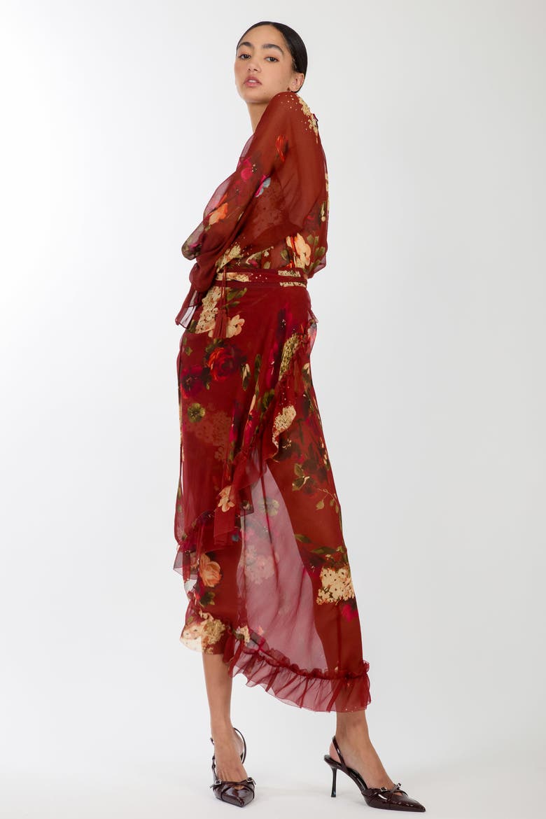 Murray Blouse, Alternate, color, Rose Floral