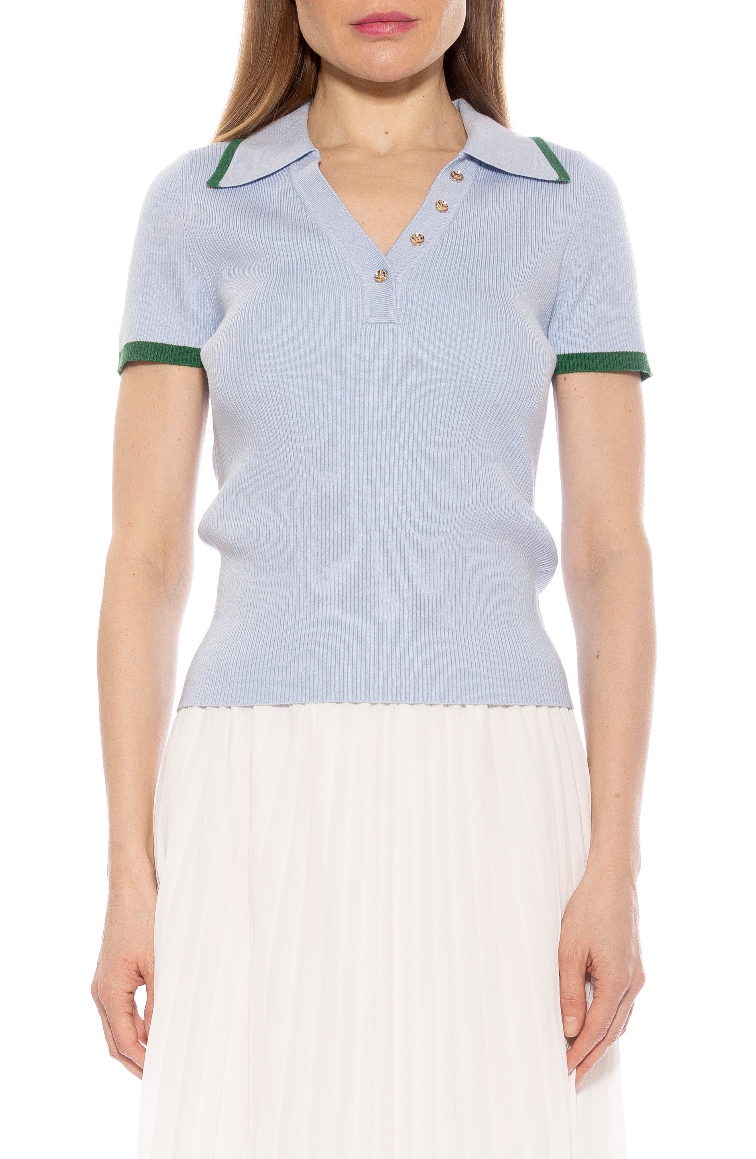 Alexia Admor Diara Knit Polo