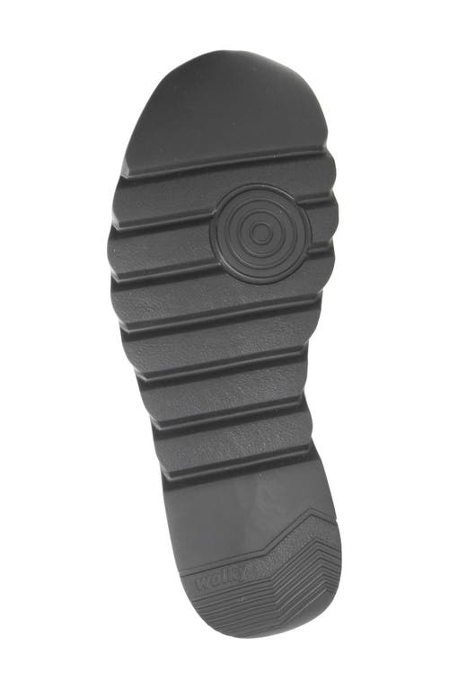 Wolky Snallerina Platform Wedge In Black