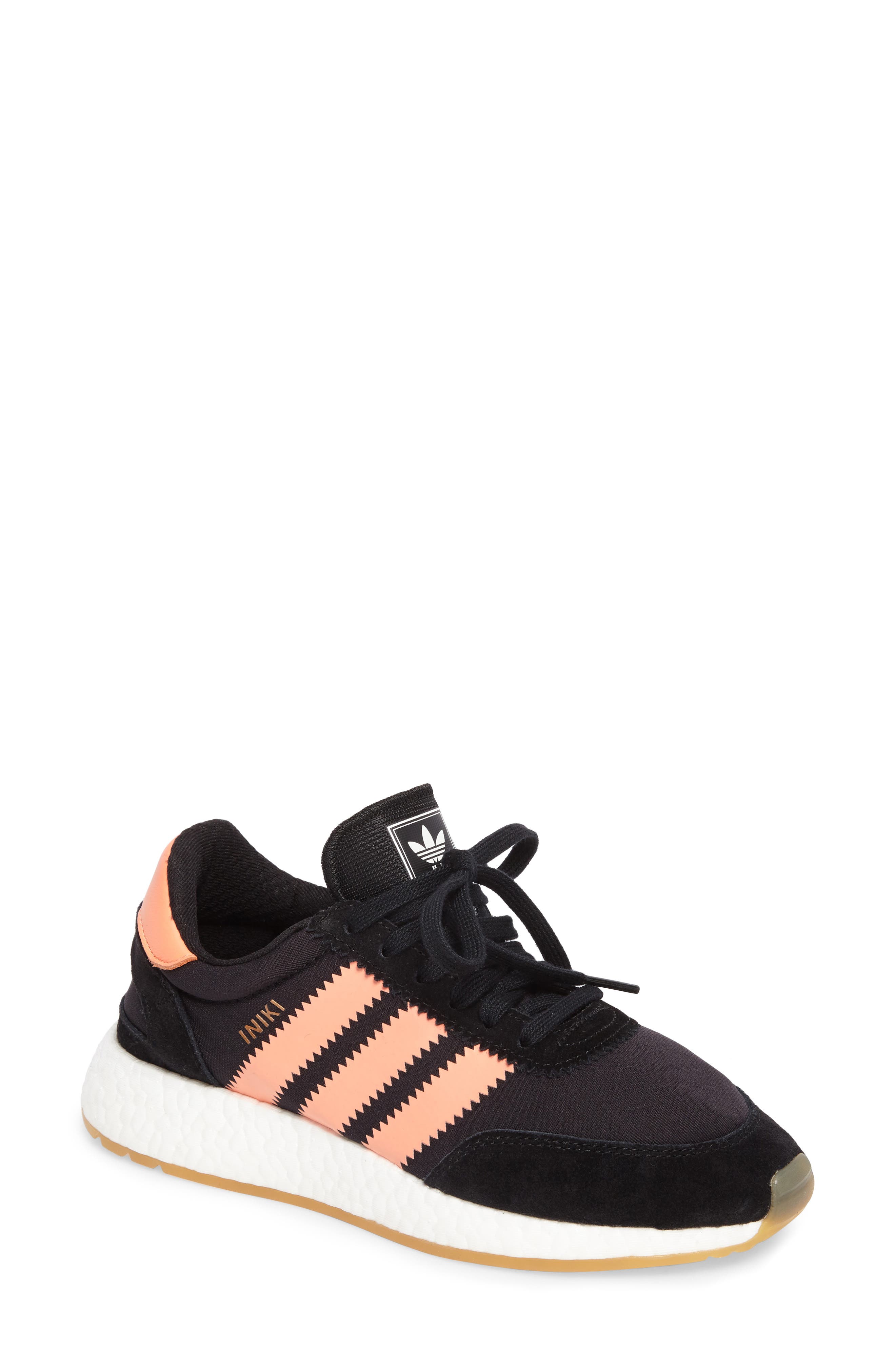 I-5923 Sneaker, Main, color, CORE BLACK/ SEMI FLASH ORANGE