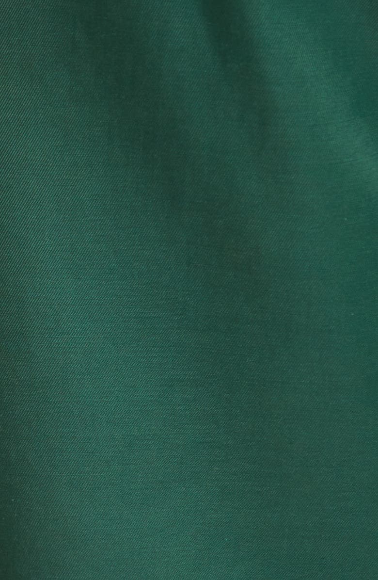 Sacai Belted Colorblock Twill Shorts, Alternate, color, Green