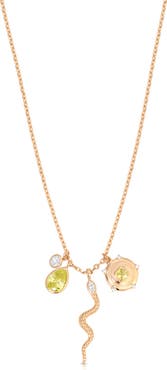 Ettika Serpent Radiance Charm Necklace