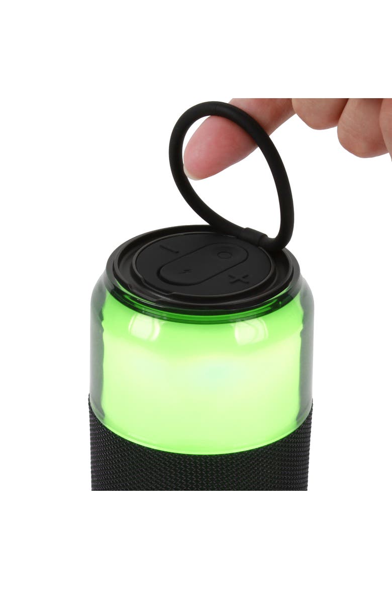 Multi-Color Glowing Speaker with LED Lights, Alternate, color, Black