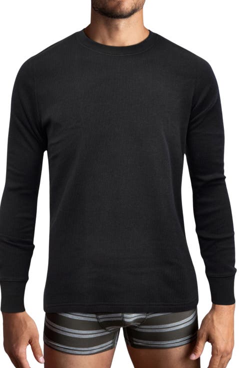 Men's Therma Rib Long Sleeve Thermal Crew