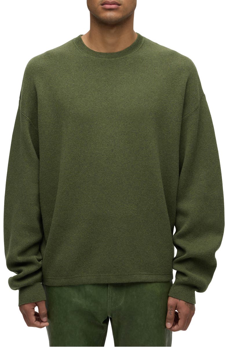 Hudson Jeans Cotton & Cashmere Crewneck Sweater, Main, color, 