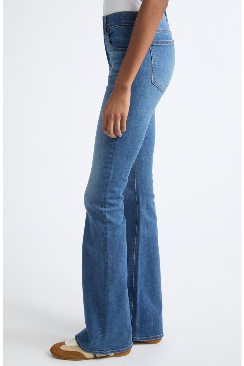 Beverly Mid Rise Skinny Flare Jeans, Alternate, color, BANDIT DUST