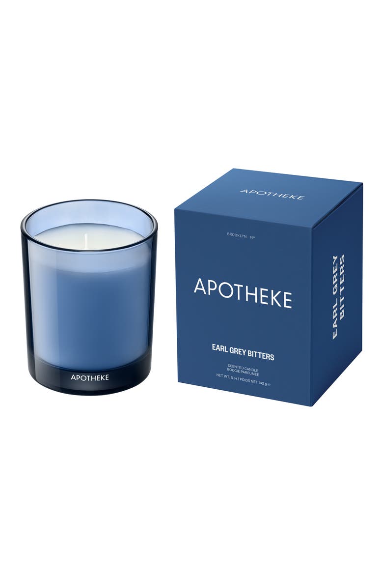 Earl Grey Bitters Petite Scented Candle, Main, color, BLUE