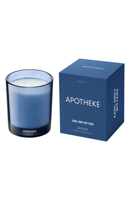 APOTHEKE Earl Grey Bitters Petite Scented Candle in Blue  product
