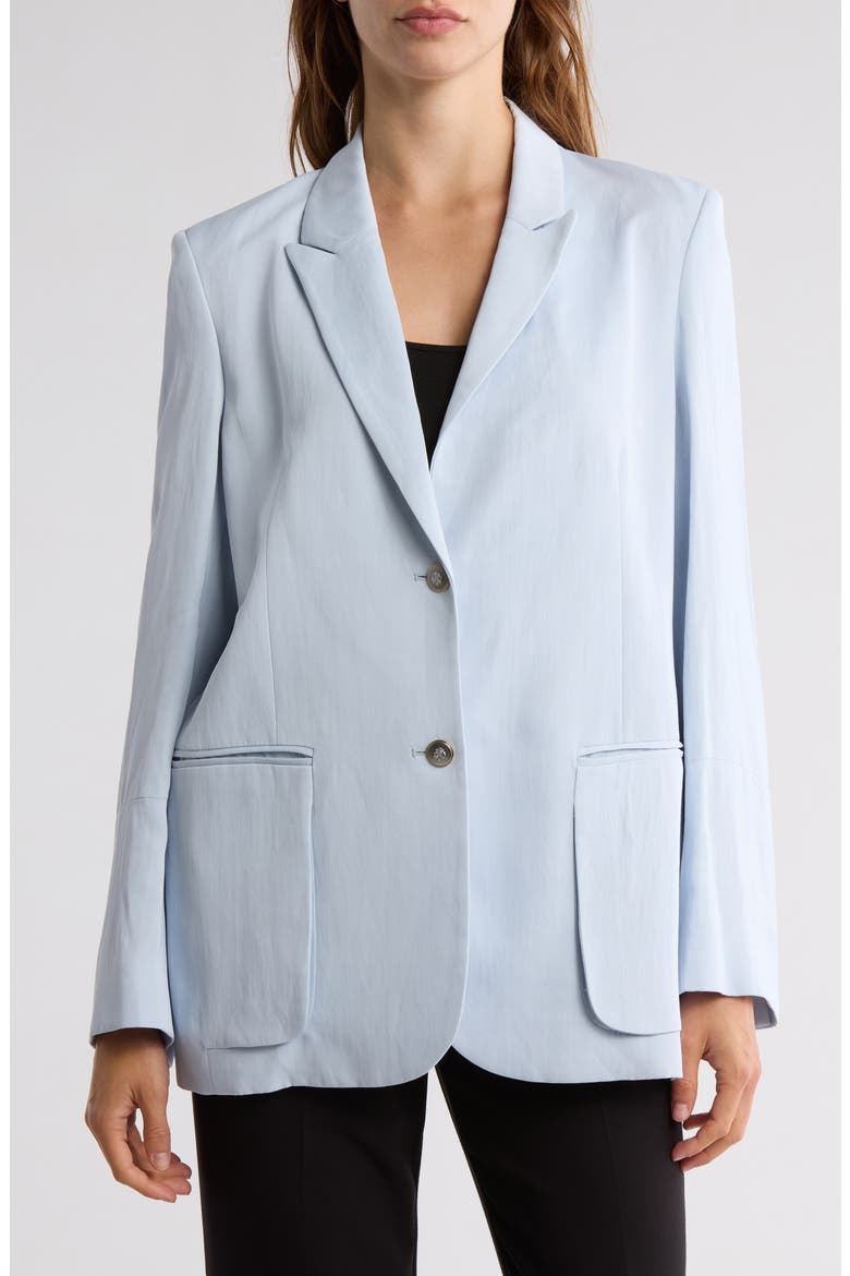 Sweet Pea Peak Lapel Blazer, Main, color, ANCIENT WATER