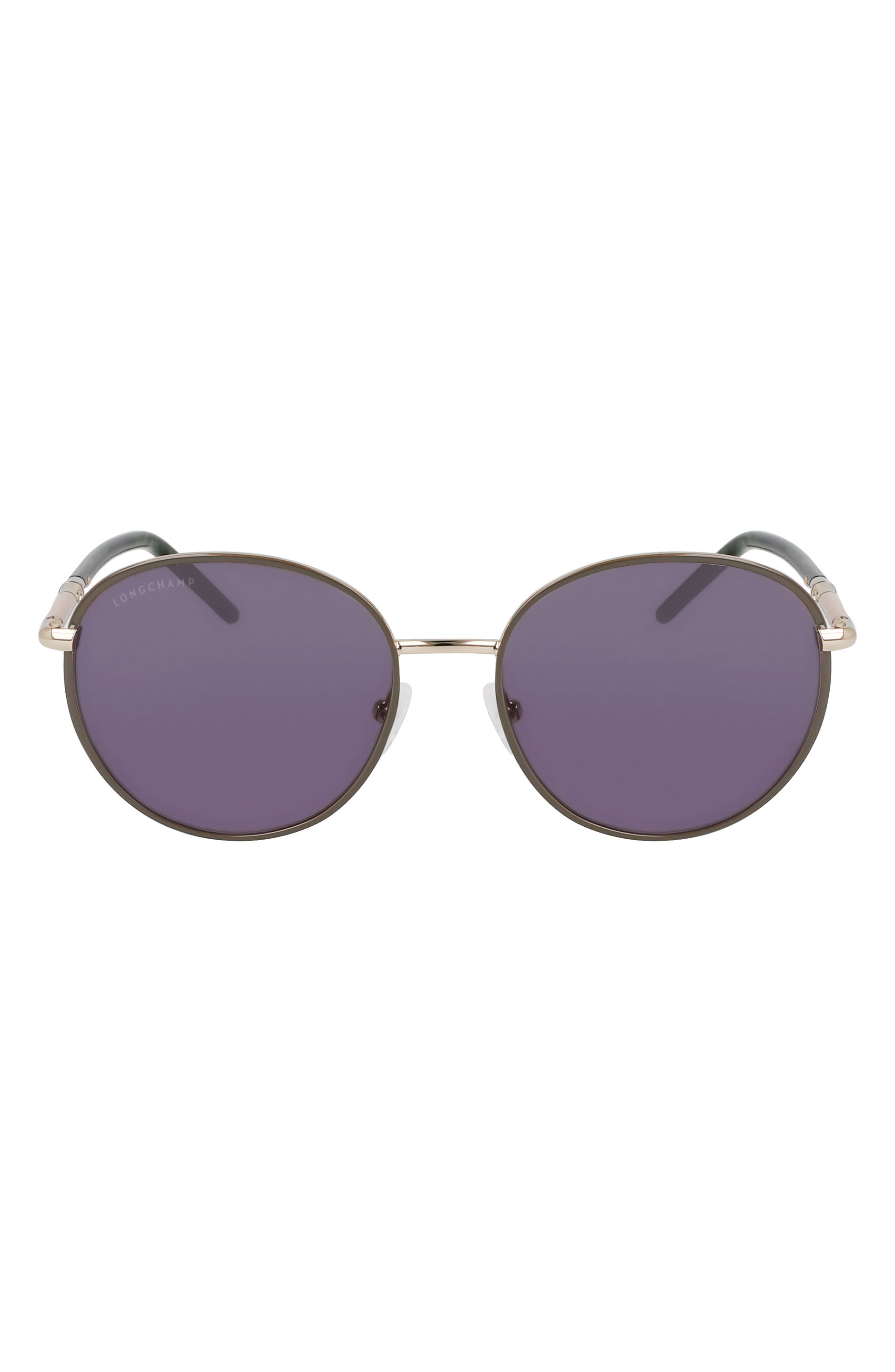 53mm Gradient Round Sunglasses