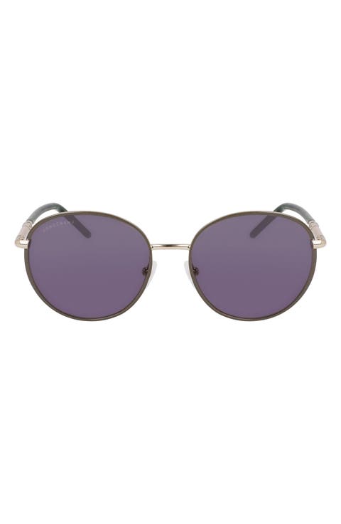 53mm Gradient Round Sunglasses