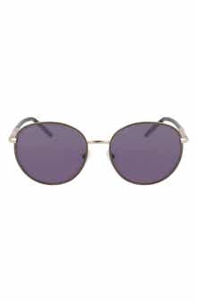 53mm Gradient Round Sunglasses
