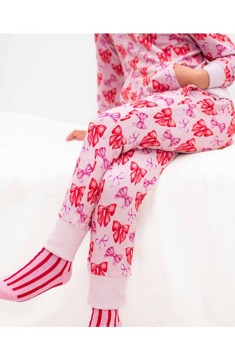 Lev Baby Catalina Bow Jogger, Alternate, color, Pink