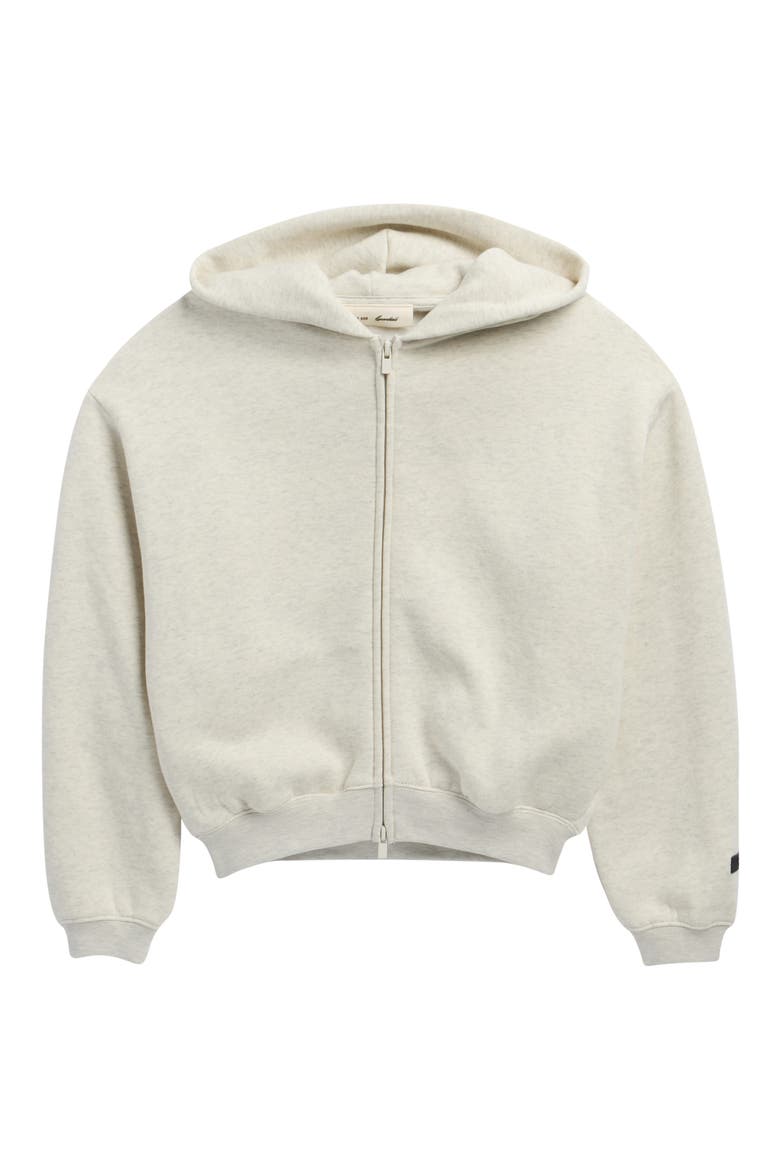 Kids' Classic Zip Hoodie, Main, color, OATMEAL HEATHER/ LIGHT HEATHER