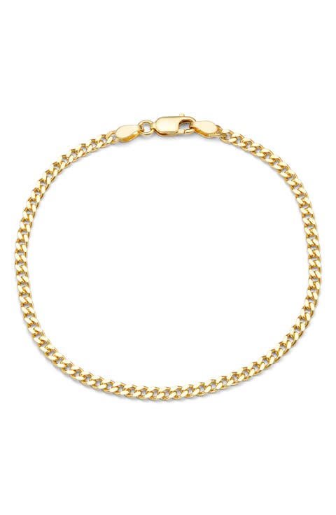 Sterling Silver Curb Chain Bracelet