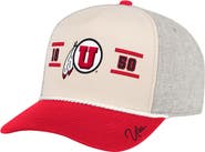 COLOSSEUM Men's Colosseum  Natural Utah Utes Frank Podium Adjustable Hat