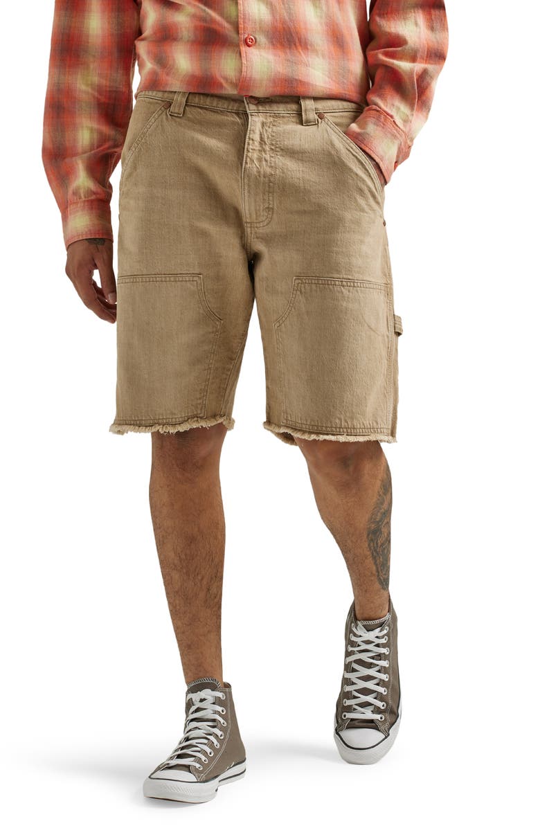 Wrangler Carpenter Denim Shorts (Brown Rice0, Main, color, 
