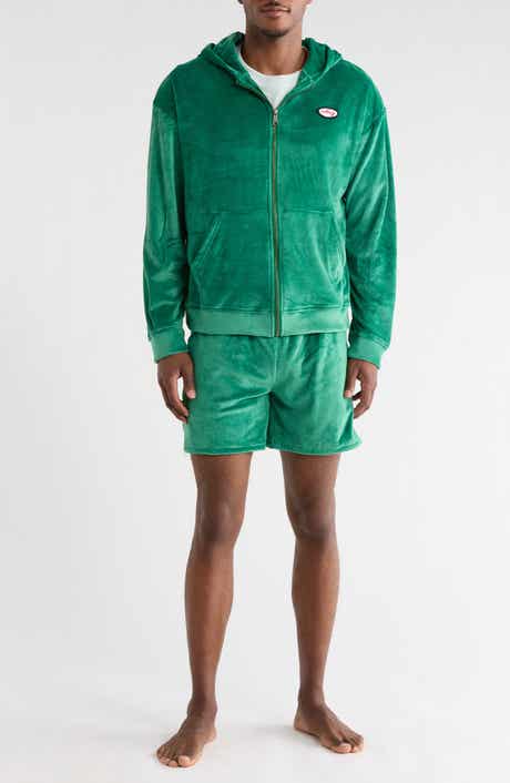 ENZOS INACTIVE WEAR Velour Short Pajamas