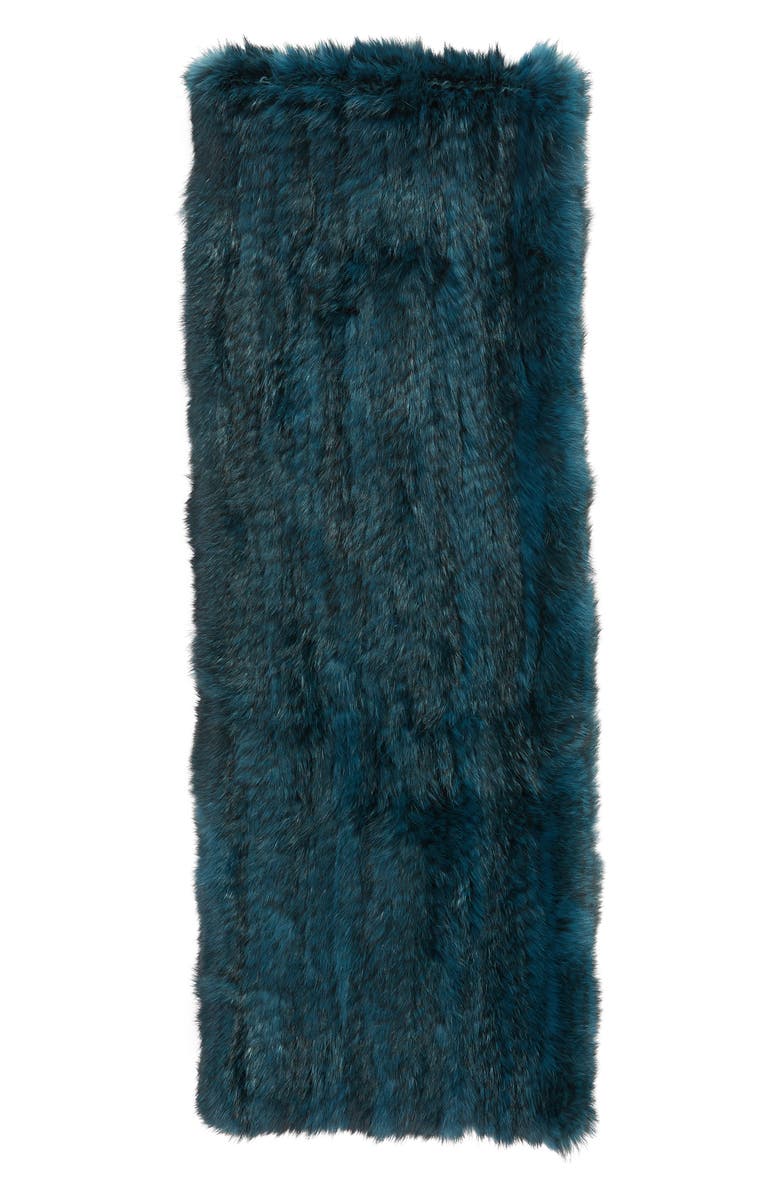 Jocelyn Genuine Rabbit Fur Infinity Scarf, Alternate, color, 