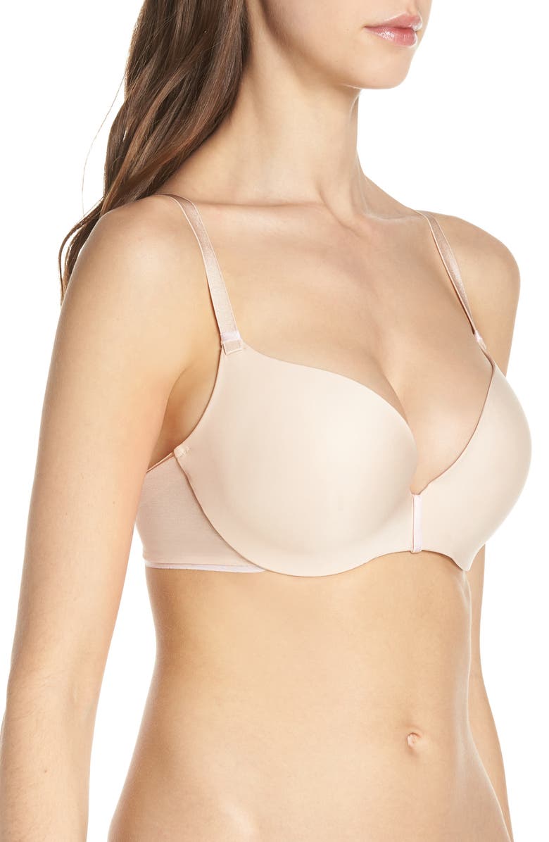 Chantelle Lingerie Absolute Invisible Smooth Underwire Push-Up Bra, Alternate, color, Nude Blush