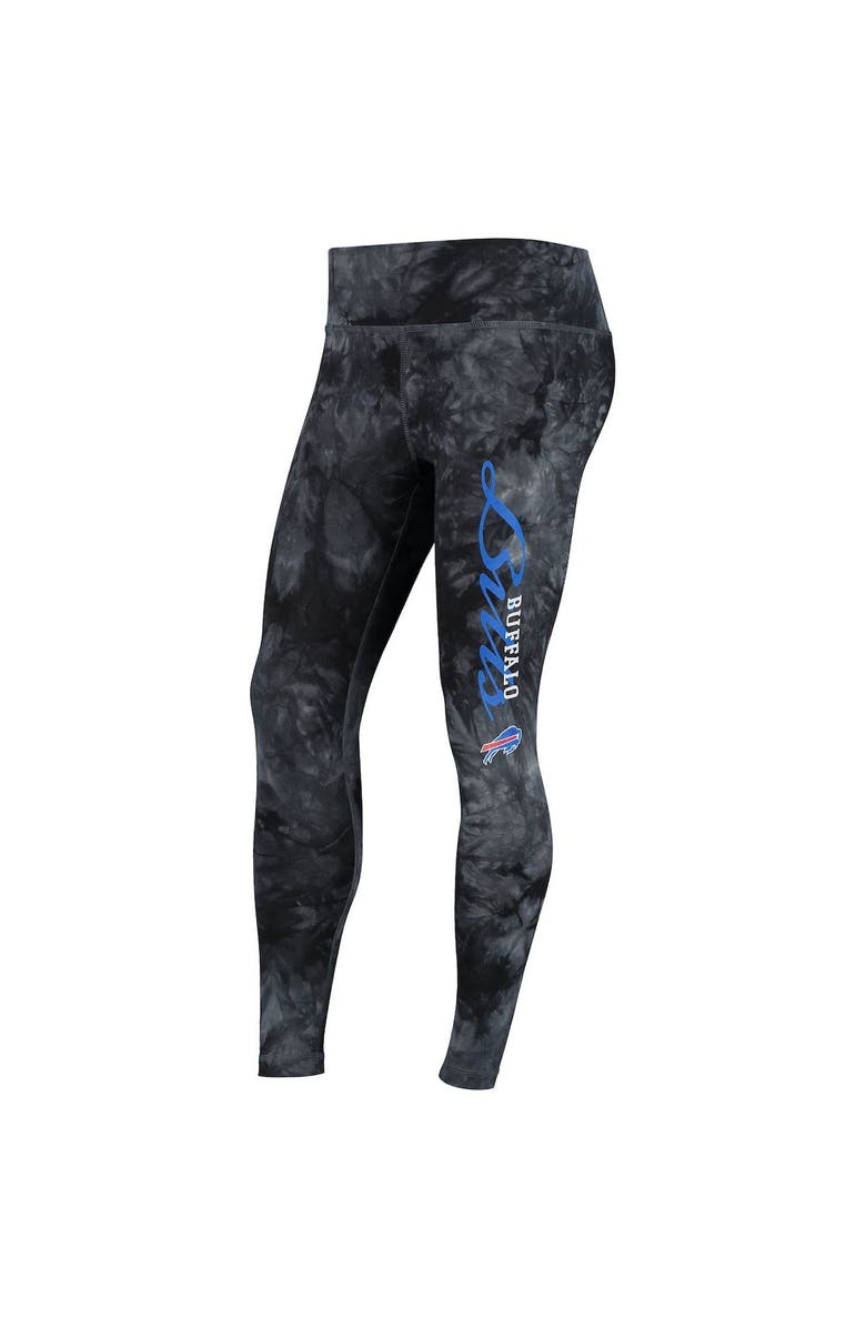 CONCEPTS SPORT Women's Concepts Sport Black Buffalo Bills Burst Tie Dye Leggings, Alternate, color, 