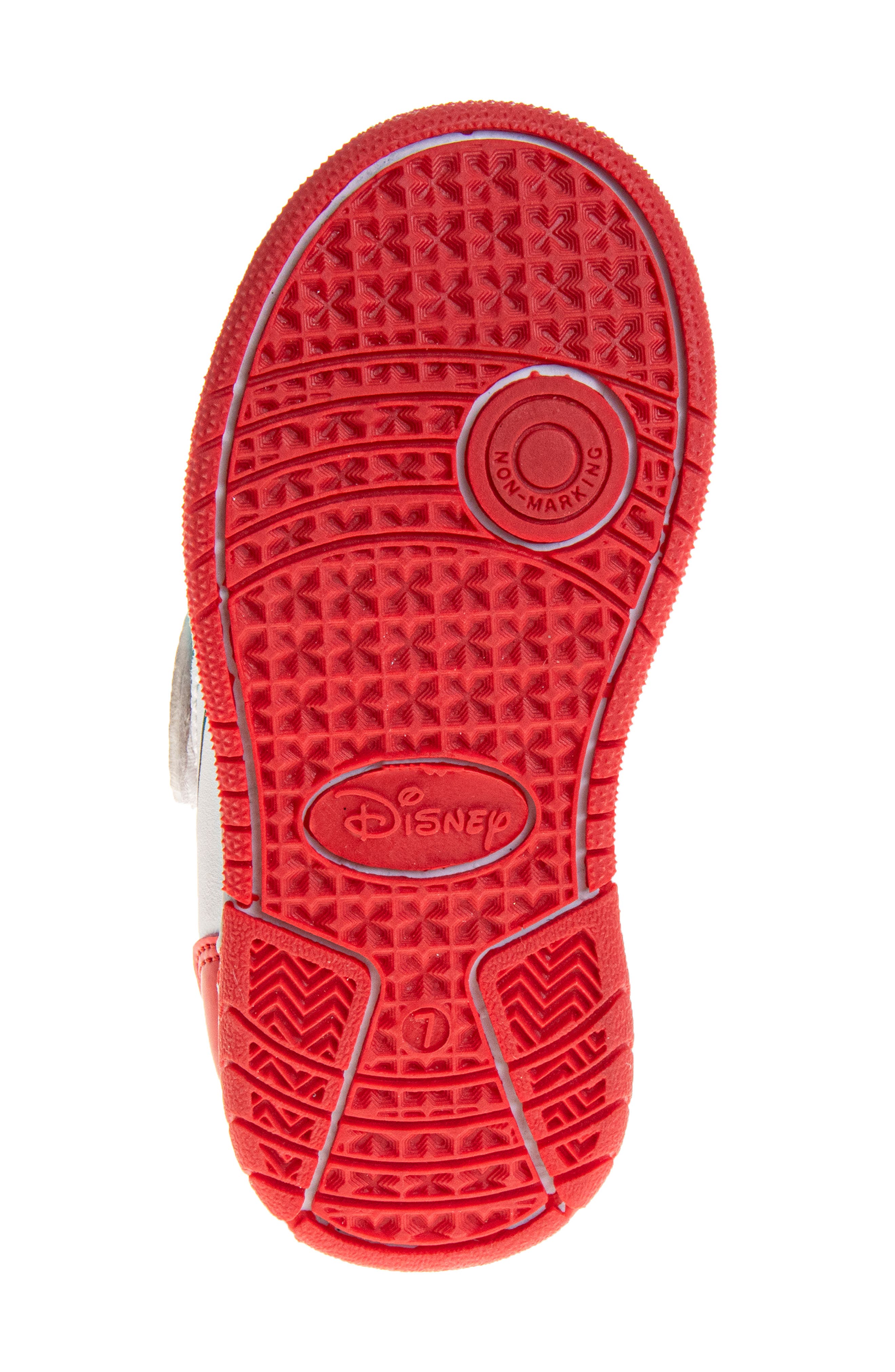 JOSMO Kids' Mickey Mouse Sneaker, Alternate, color, White/Red