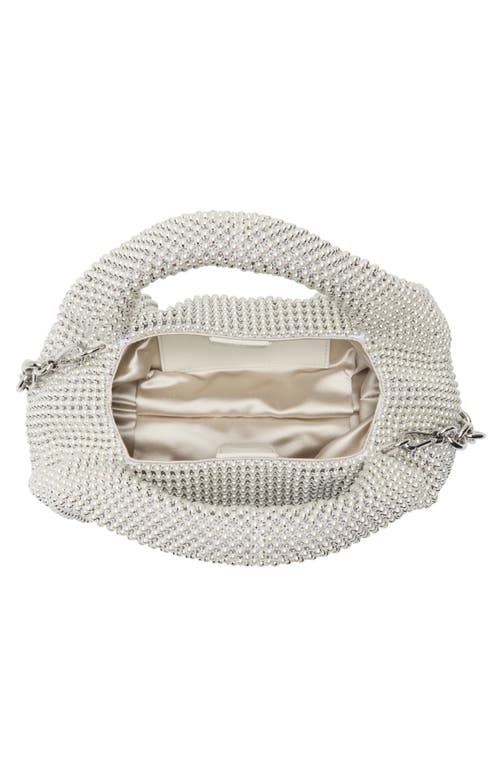 Stuart Weitzman The Moda Faux Pearl Mini Tote In Brown
