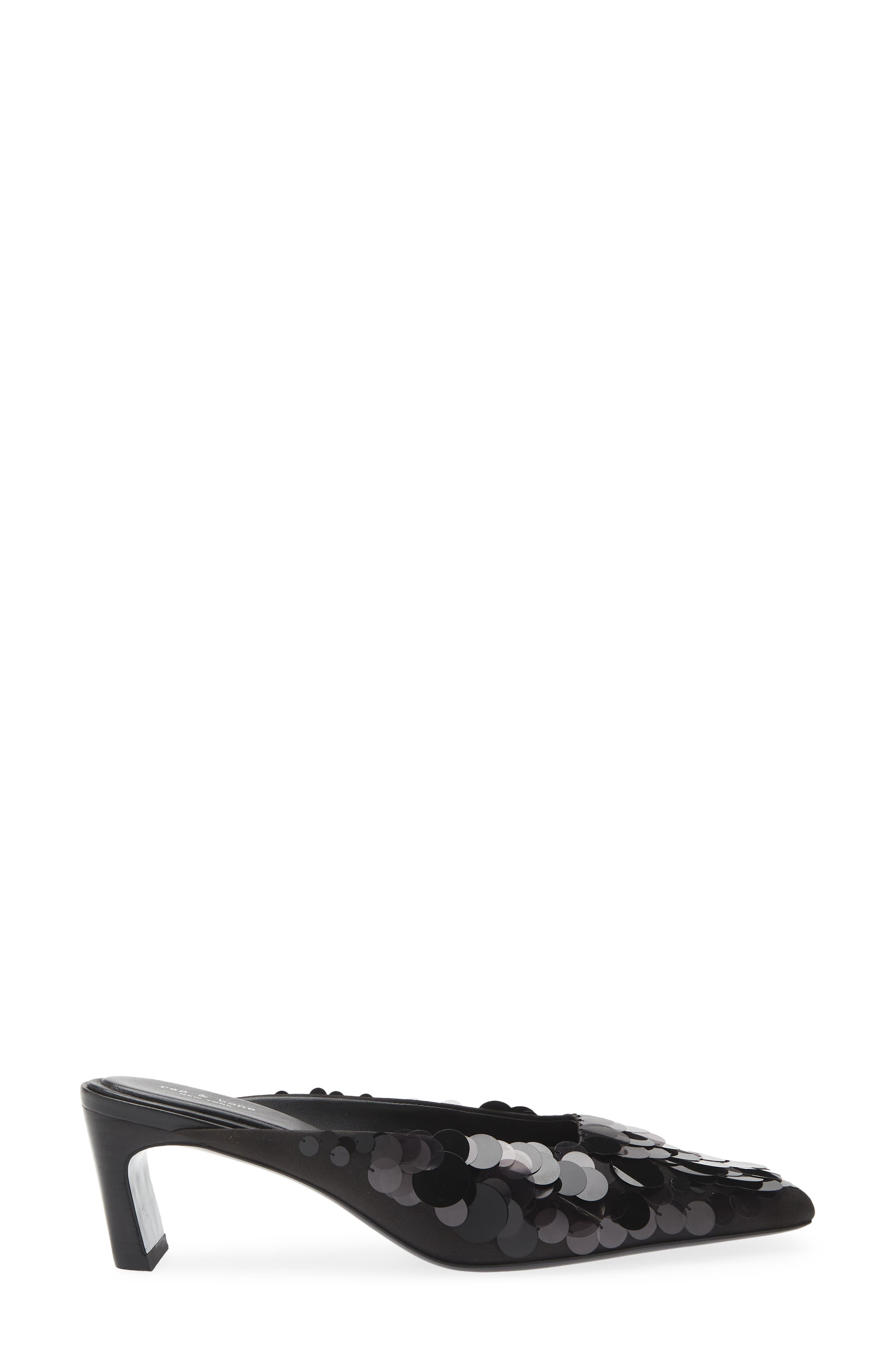 Kai Heeled Mule, Alternate, color, BLACK SQ