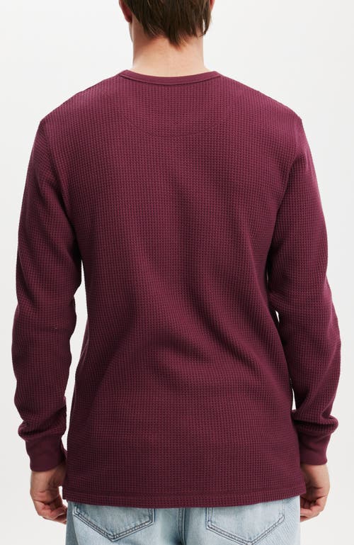COTTON ON CHUNKY WAFFLE LONG SLEEVE TSHIRT