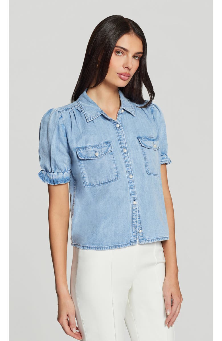 Generation Love Minella Denim Shirt, Alternate, color, Light Blue