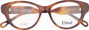 Chloé 50mm Cat Eye Optical Glasses