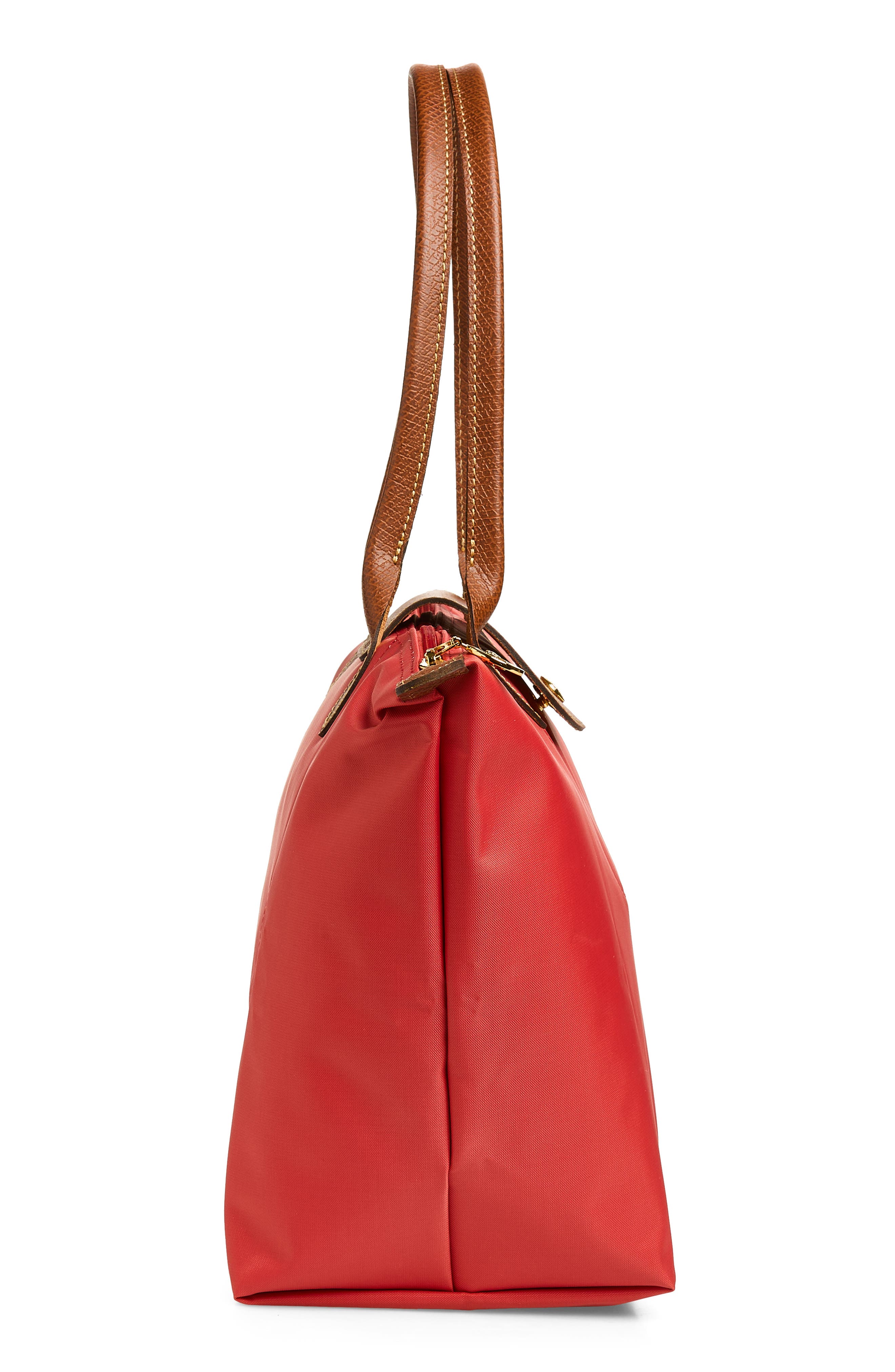 Medium Le Pliage Nylon Shoulder Tote, Alternate, color, STRAWBERRY