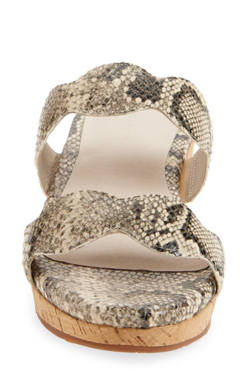 CHOCOLAT BLU CHOCOLAT BLU FIRA PLATFORM WEDGE SLIDE SANDAL 