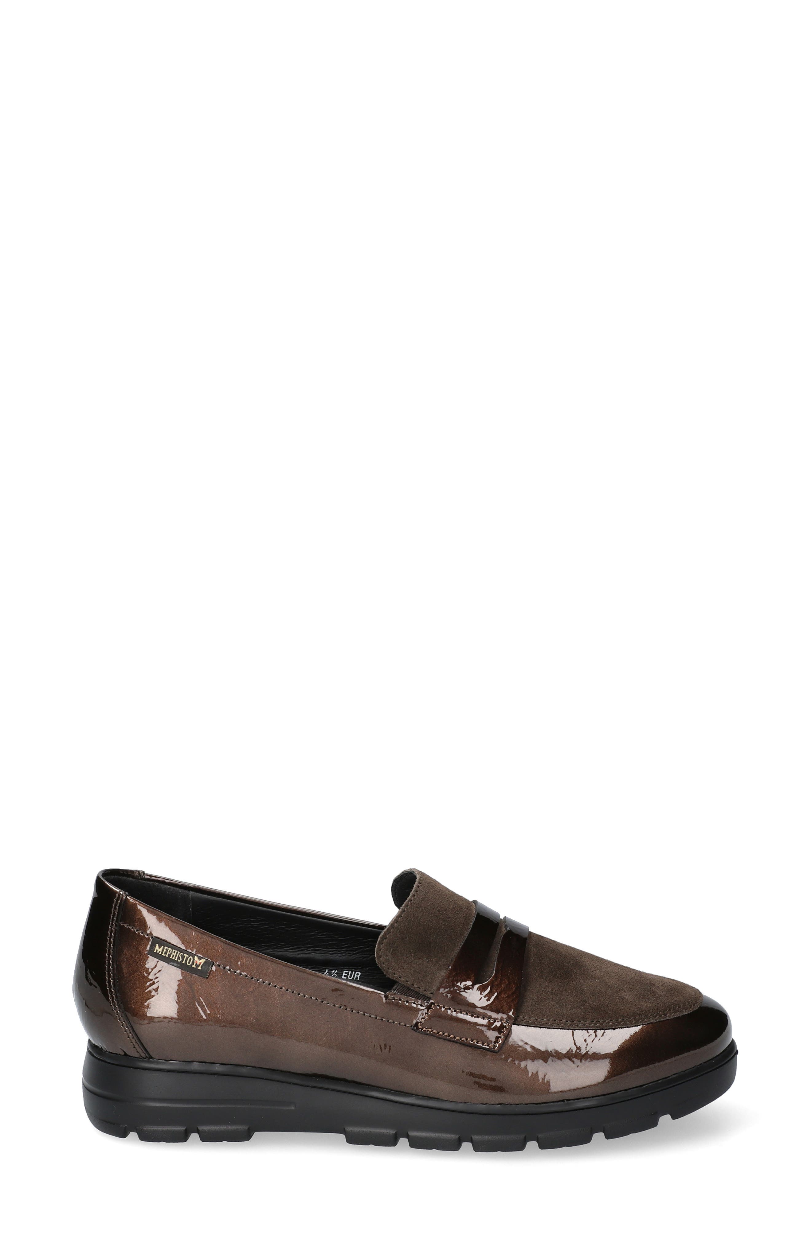 Carima Penny Loafer, Alternate, color, BRONZE