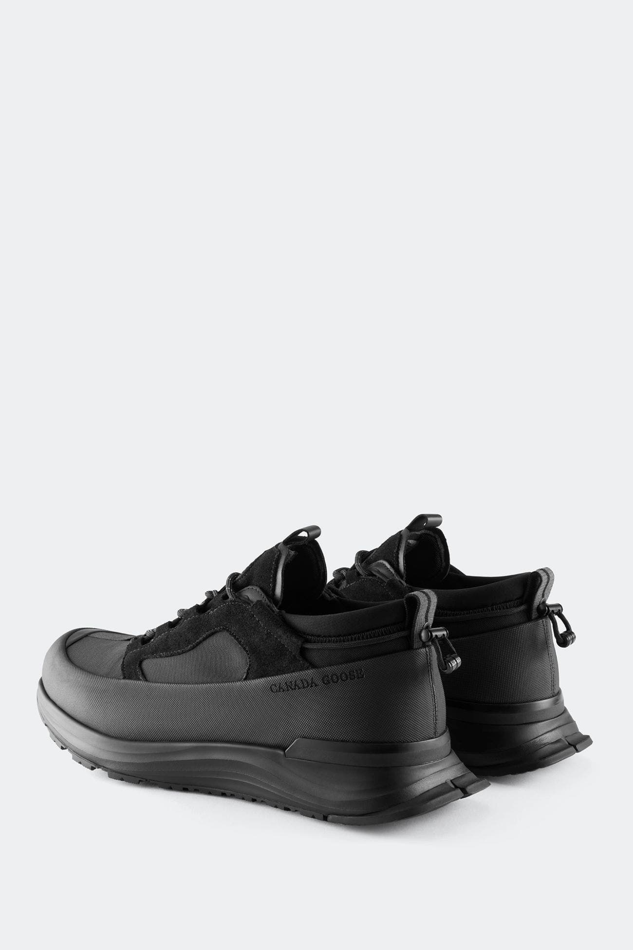 Men's Glacier Trail Sneaker, Alternate, color, Black/Black