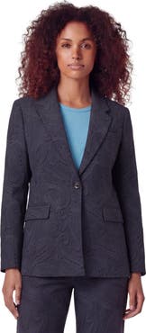 Lords of Harlech Crochet Paisley Womens Tailored Blazer