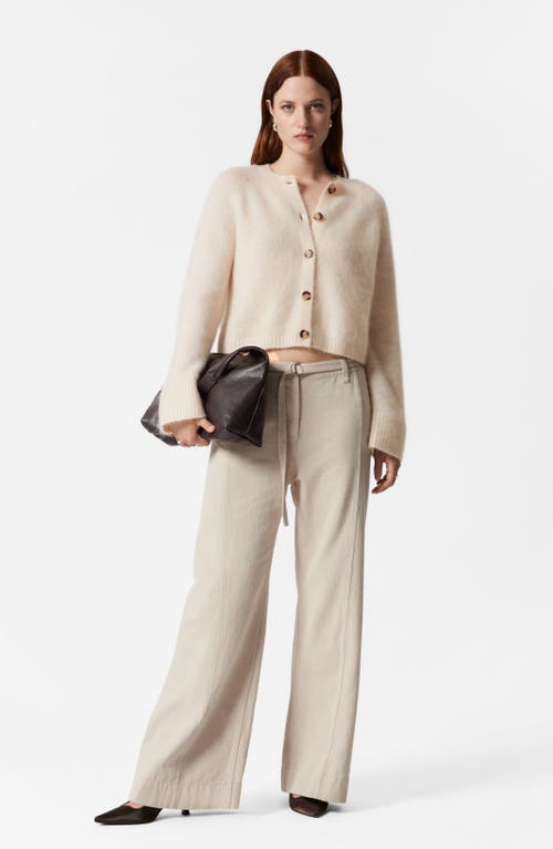 & OTHER STORIES & OTHER STORIES BOXY MOHAIR & WOOL BLEND CARDIGAN