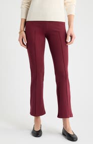 Caslon® Rib Knit Kick Flare Pants