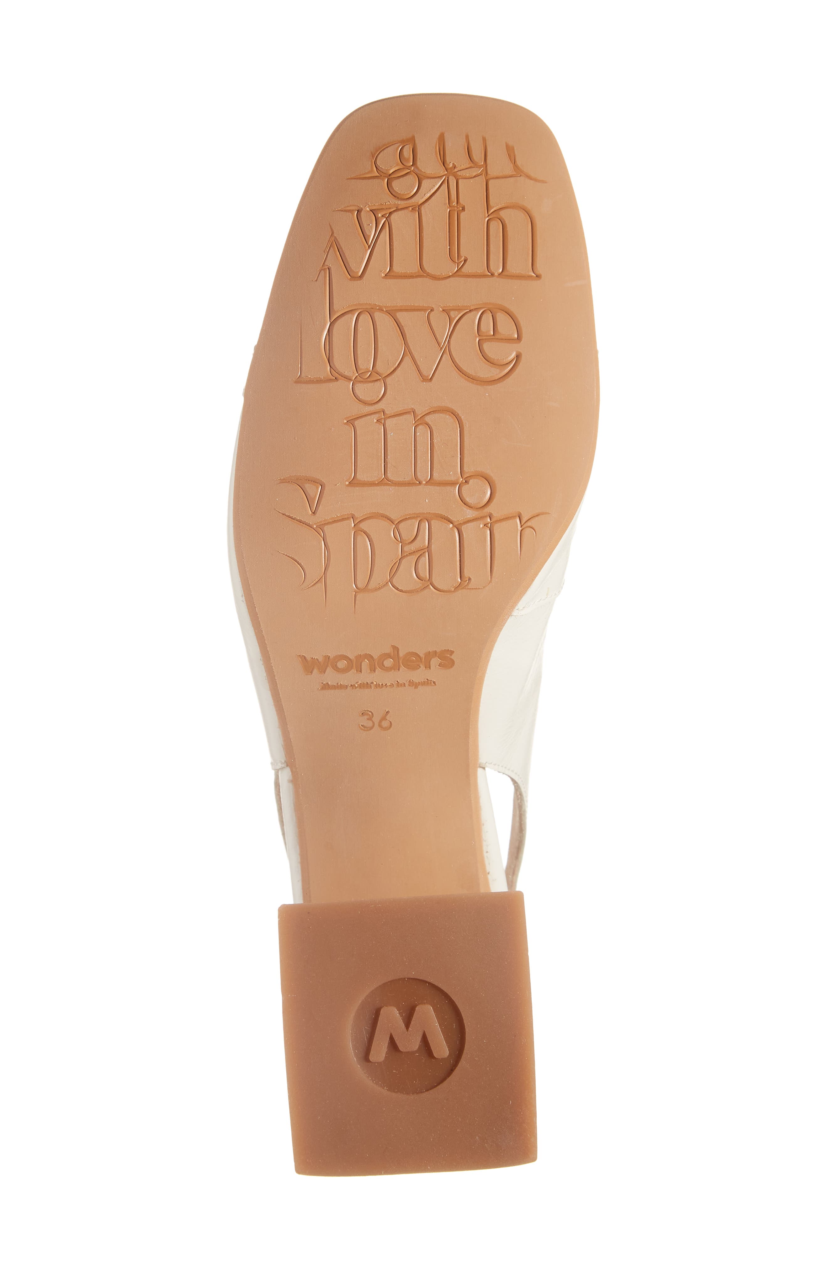 Wonders Menorca Slingback Mary Jane Pump, Alternate, color, Monorca Off White