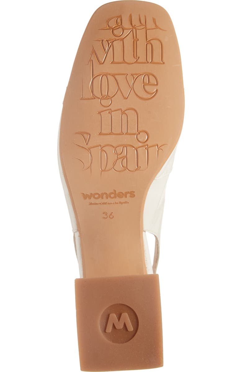 Wonders Menorca Slingback Mary Jane Pump, Alternate, color, Monorca Off White